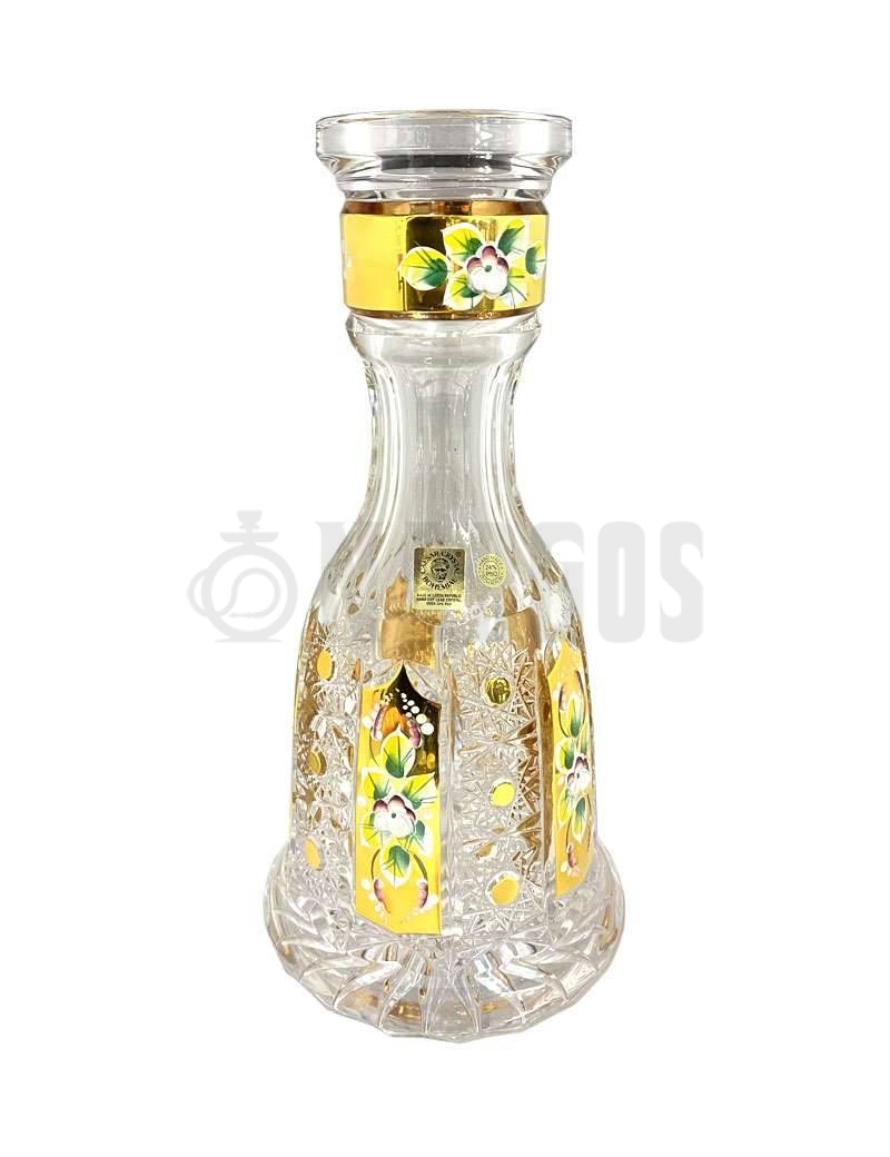 Vase Caesar Crystal Bohemian - Gold