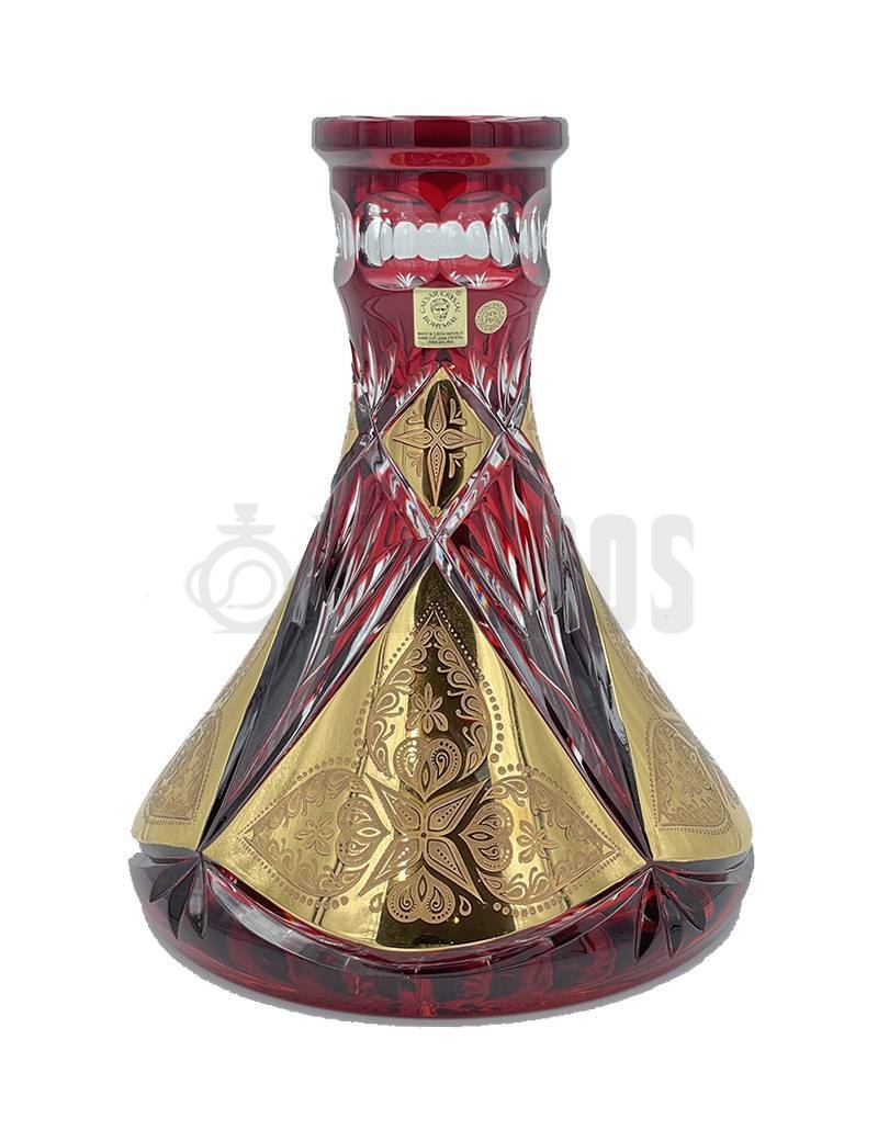 Vase Caesar Crystal Bohemian - Romance Gold